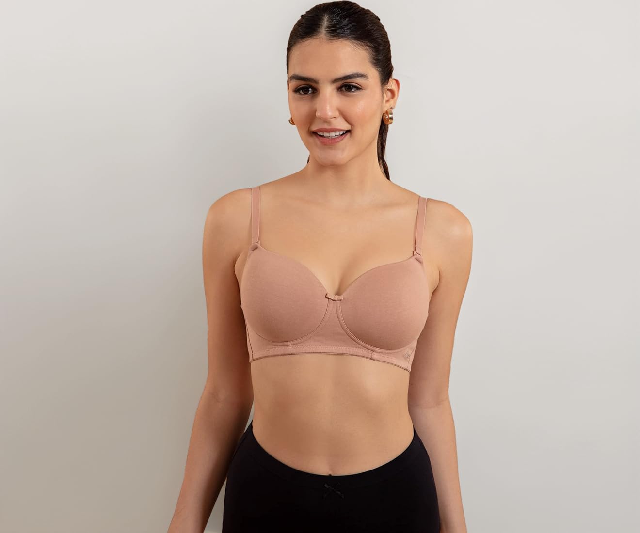 Pack of 4 Women's Ultra Comfort Wireless Full Coverage Bra | Non-Padded, Seamless & Cotton Feel